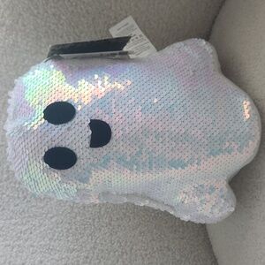 Christian Siriano iridescent Sequin Ghost Pillow NWT